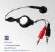 pc retractable earphone msep-pcr03